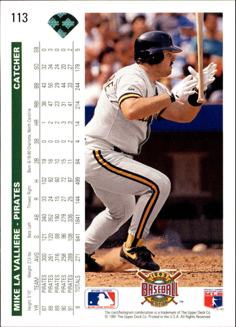 1992 Upper Deck Baseball Card Pick 1-250 - Picture 227 of 499