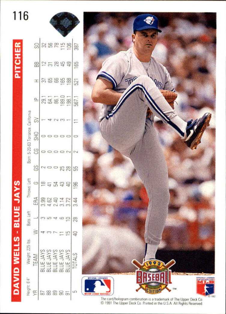 1992 Upper Deck Baseball Card Pick 1-250 - Picture 233 of 499