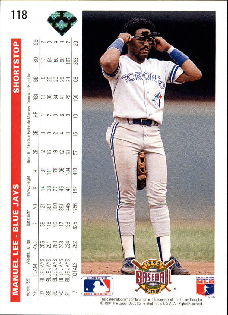 1992 Upper Deck Baseball Card Pick 1-250 - Picture 237 of 499