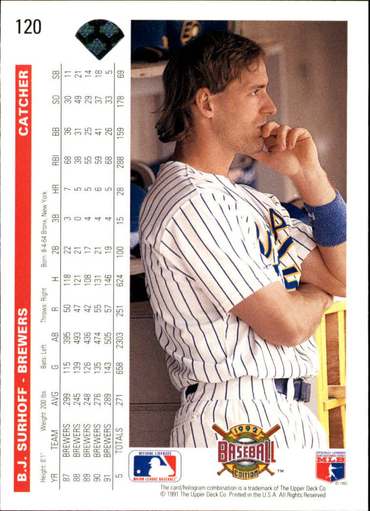 1992 Upper Deck Baseball Card Pick 1-250 - Picture 241 of 499