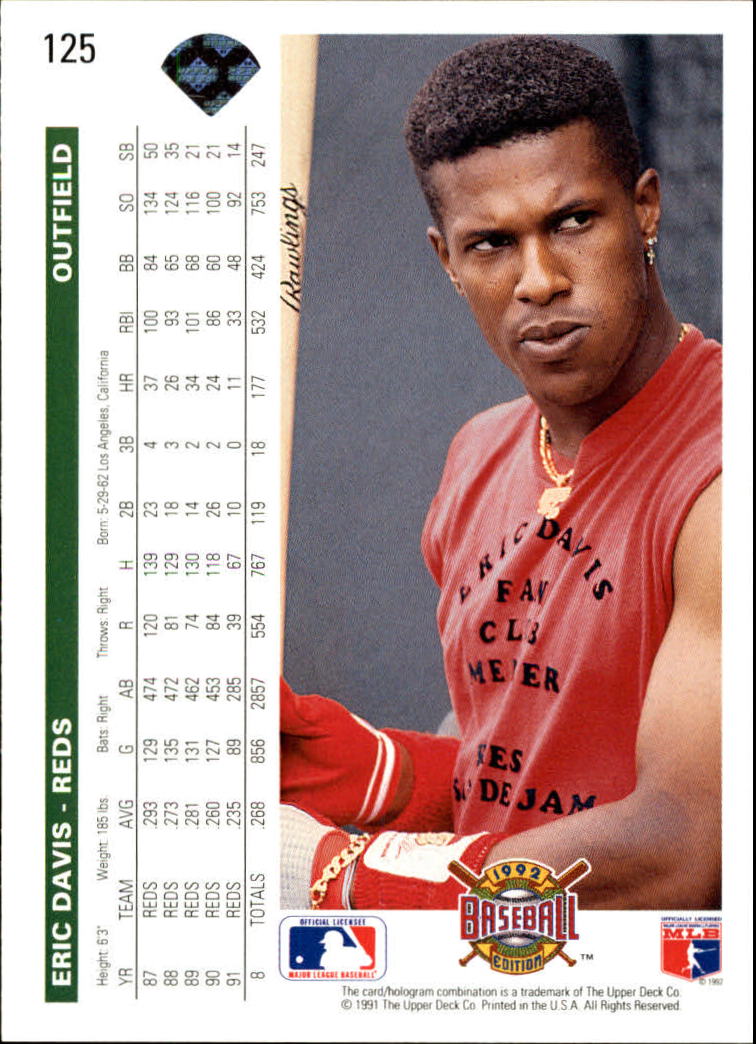 1992 Upper Deck Baseball Card Pick 1-250 - Picture 251 of 499