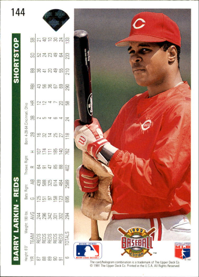 1992 Upper Deck Baseball Card Pick 1-250 - Picture 289 of 499