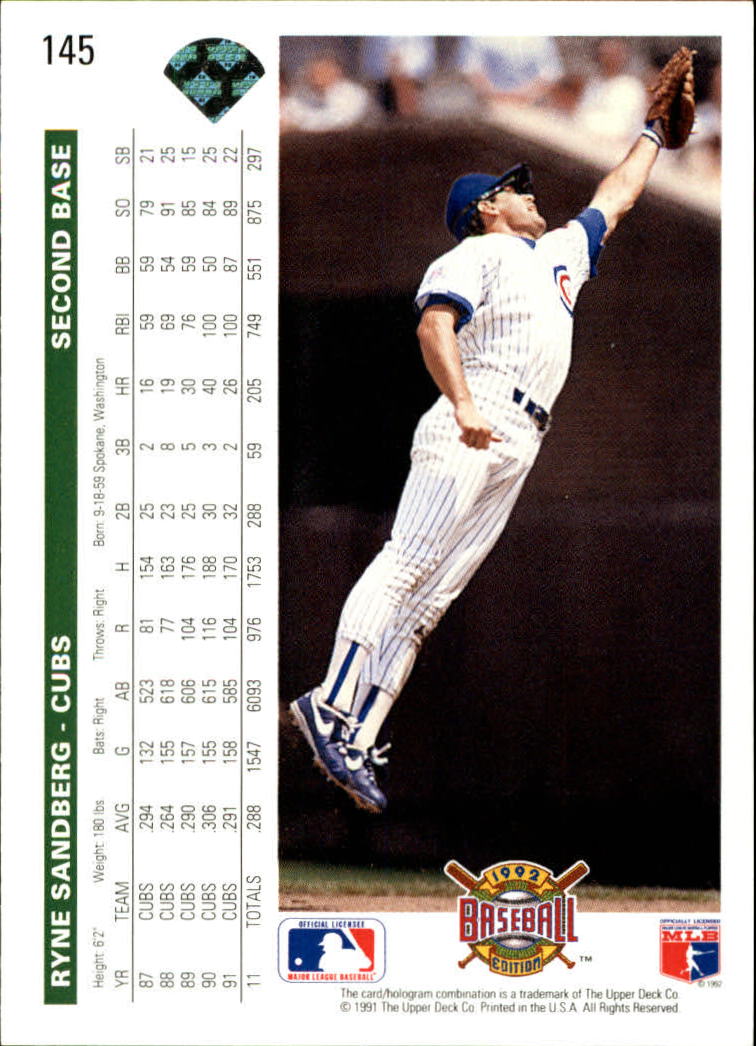 1992 Upper Deck Baseball Card Pick 1-250 - Picture 291 of 499