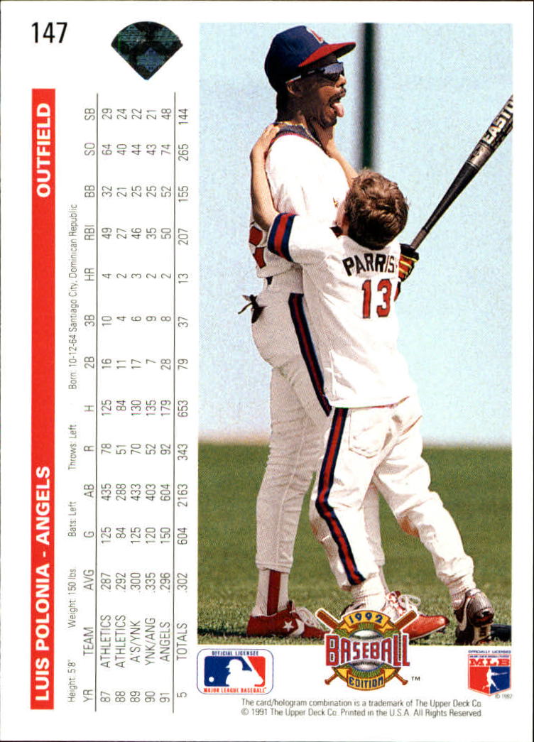 1992 Upper Deck Baseball Card Pick 1-250 - Picture 295 of 499