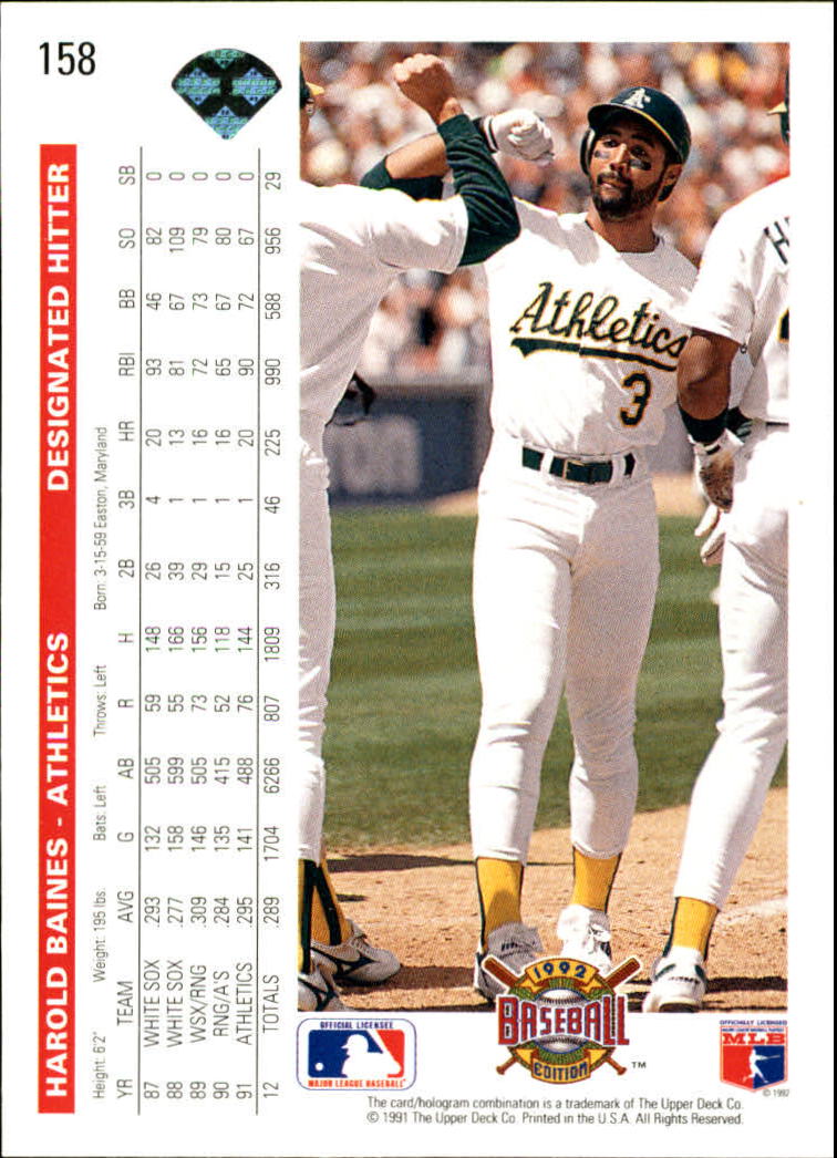 1992 Upper Deck Baseball Card Pick 1-250 - Picture 317 of 499