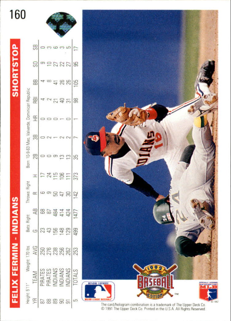 1992 Upper Deck Baseball Card Pick 1-250 - Picture 321 of 499