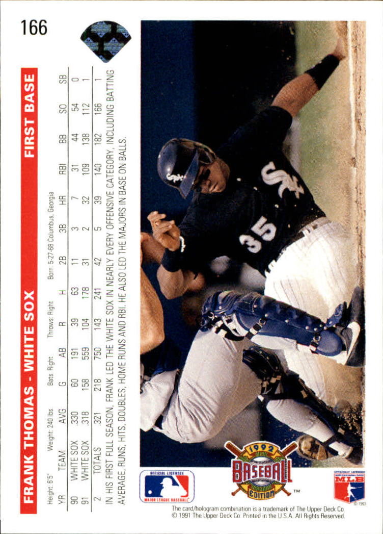 1992 Upper Deck Baseball Card Pick 1-250 - Picture 333 of 499