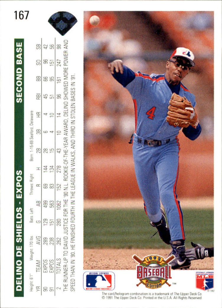 1992 Upper Deck Baseball Card Pick 1-250 - Picture 335 of 499