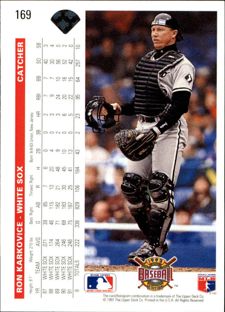 1992 Upper Deck Baseball Card Pick 1-250 - Picture 339 of 499