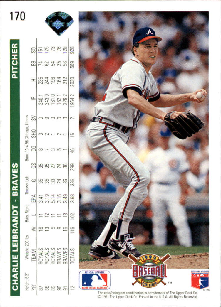 1992 Upper Deck Baseball Card Pick 1-250 - Picture 341 of 499