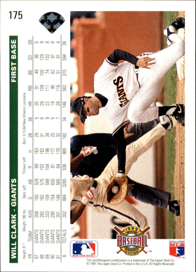 1992 Upper Deck Baseball Card Pick 1-250 - Picture 351 of 499