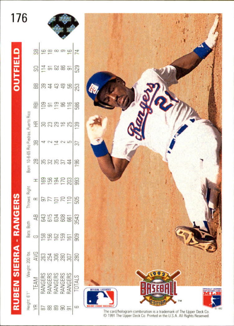 1992 Upper Deck Baseball Card Pick 1-250 - Picture 353 of 499