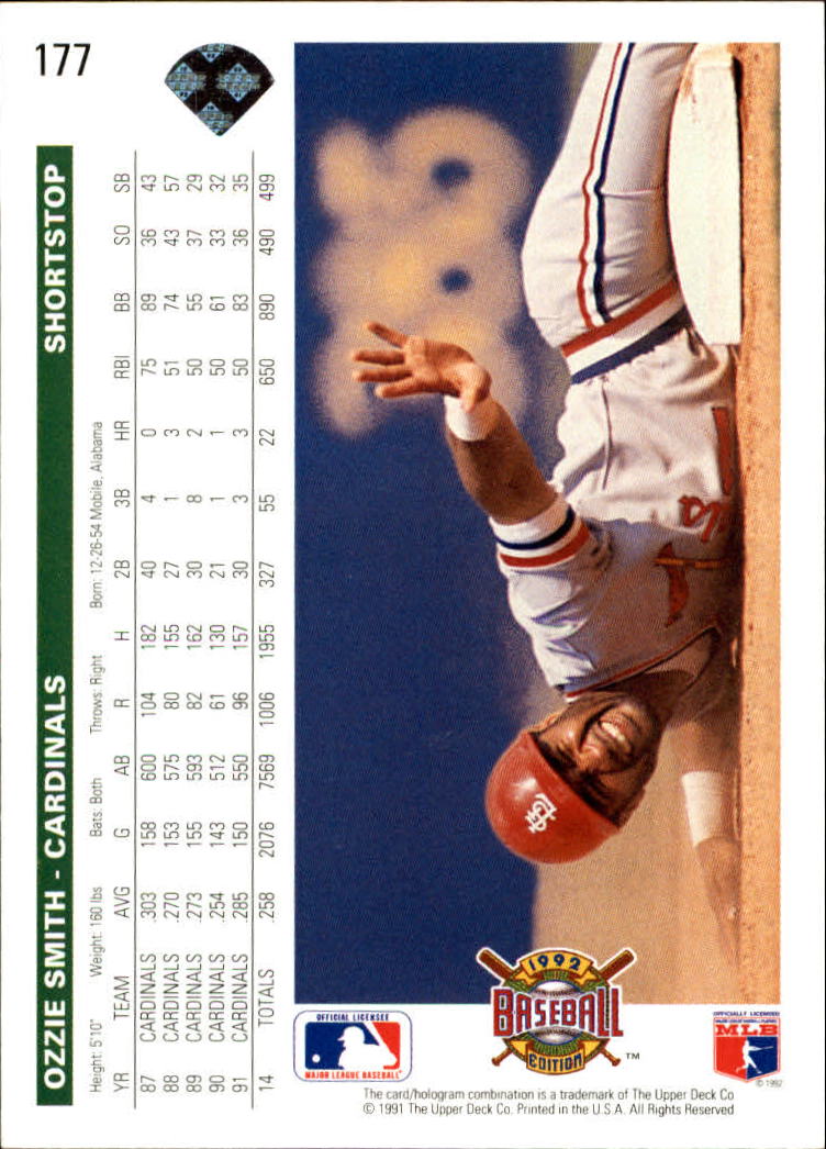 1992 Upper Deck Baseball Card Pick 1-250 - Picture 355 of 499