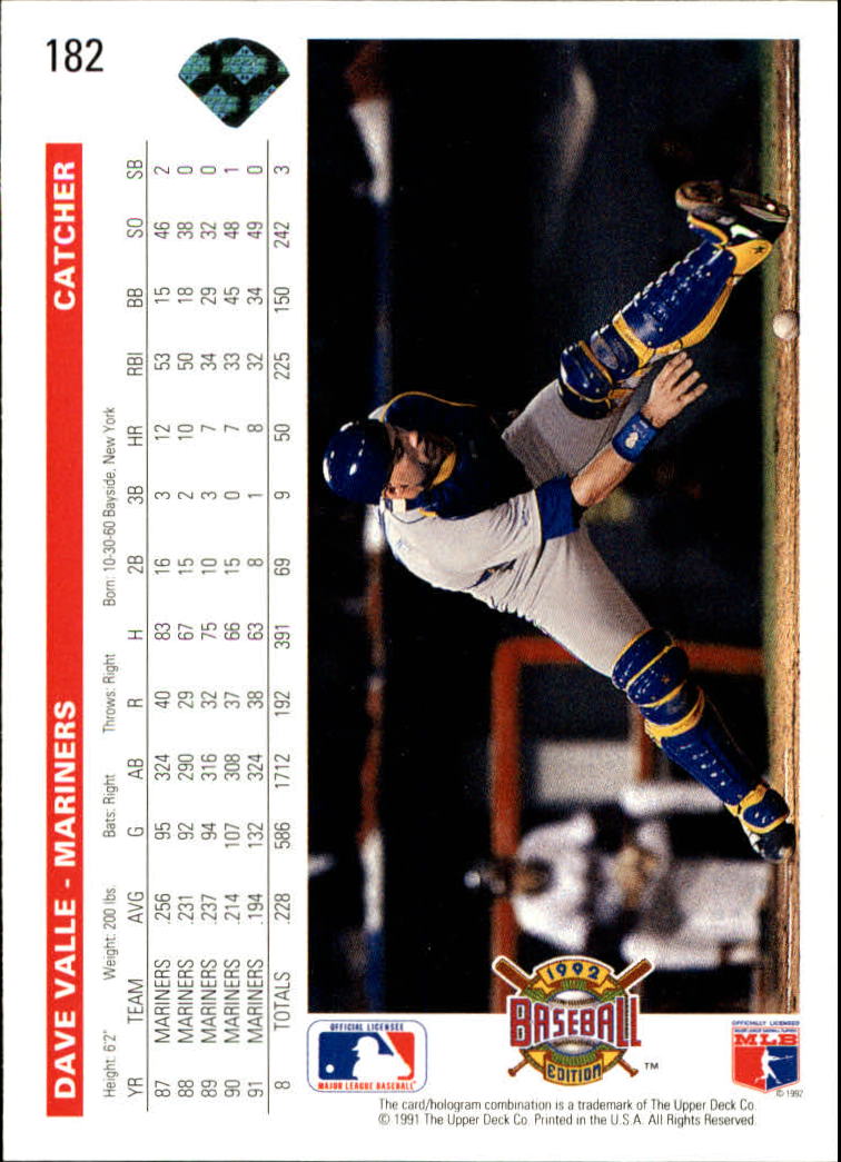 1992 Upper Deck Baseball Card Pick 1-250 - Picture 365 of 499
