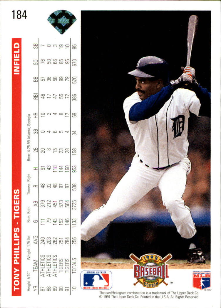 1992 Upper Deck Baseball Card Pick 1-250 - Picture 369 of 499