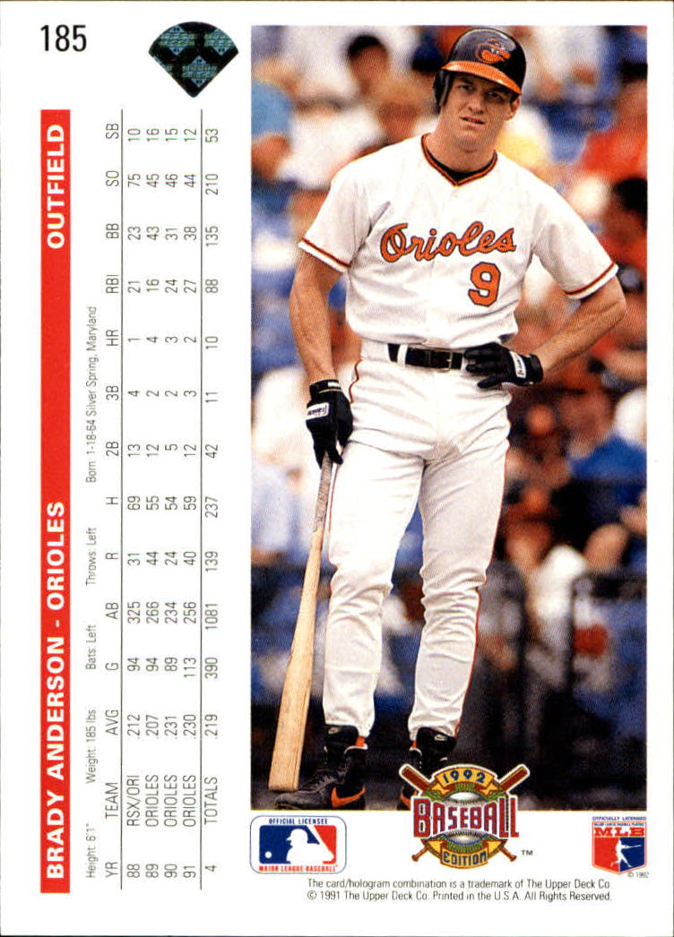 1992 Upper Deck Baseball Card Pick 1-250 - Picture 371 of 499