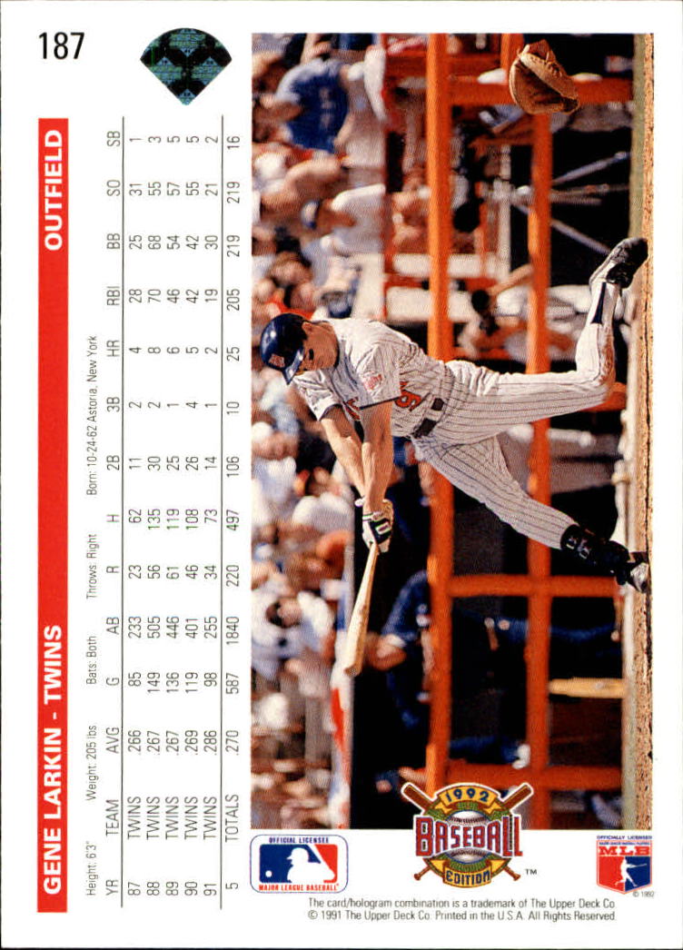 1992 Upper Deck Baseball Card Pick 1-250 - Picture 375 of 499