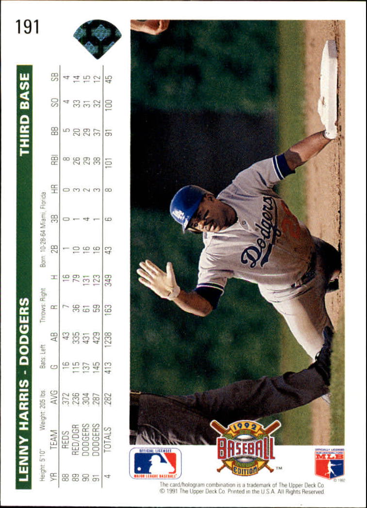 1992 Upper Deck Baseball Card Pick 1-250 - Picture 383 of 499