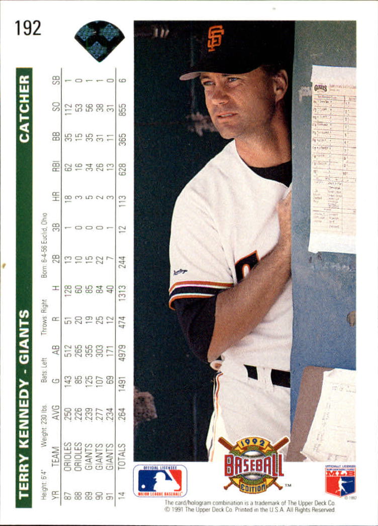 1992 Upper Deck Baseball Card Pick 1-250 - Picture 385 of 499