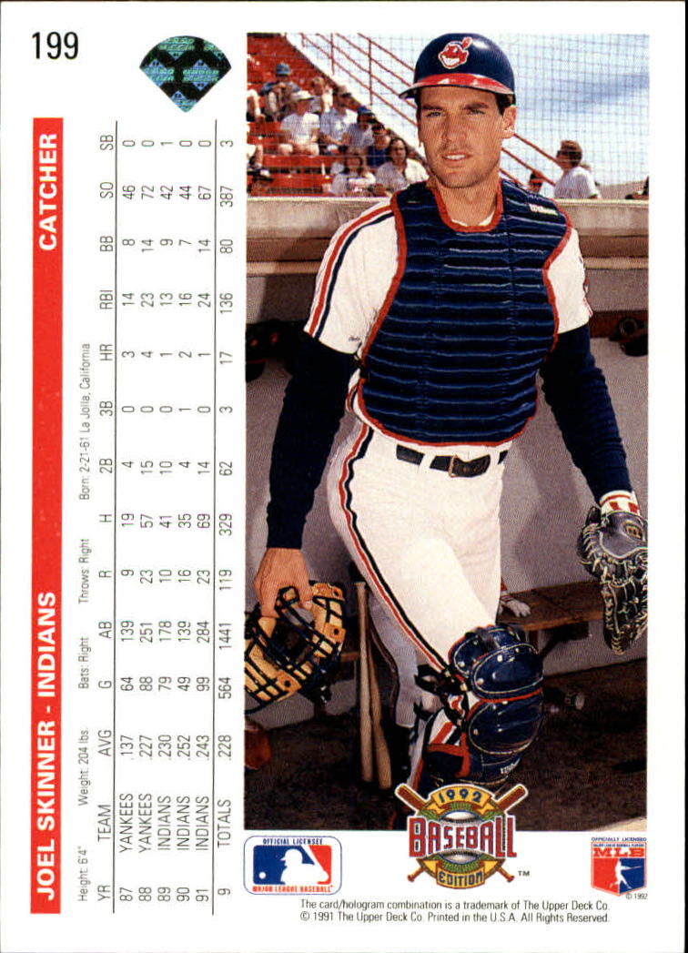 1992 Upper Deck Baseball Card Pick 1-250 - Picture 399 of 499