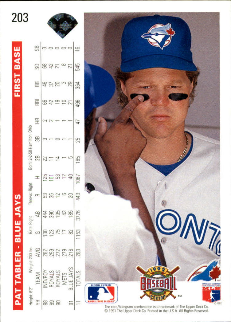 1992 Upper Deck Baseball Card Pick 1-250 - Picture 405 of 499
