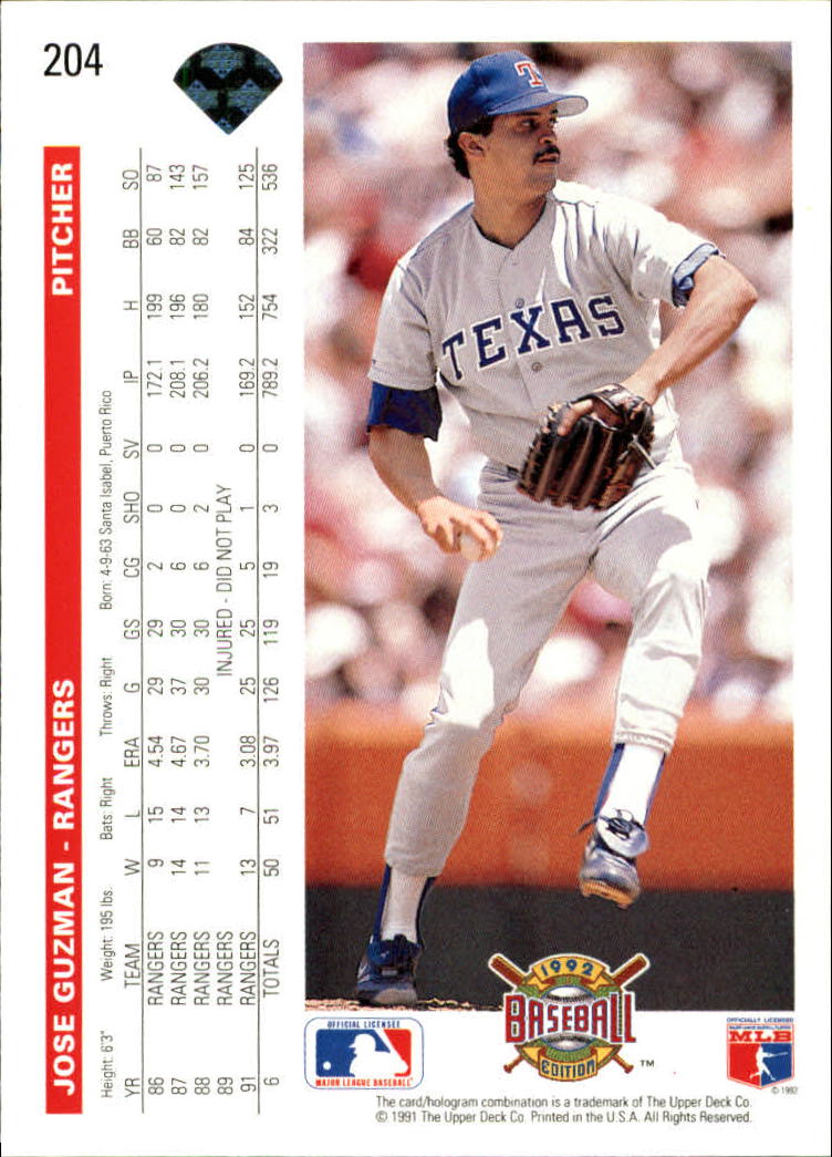 1992 Upper Deck Baseball Card Pick 1-250 - Picture 407 of 499