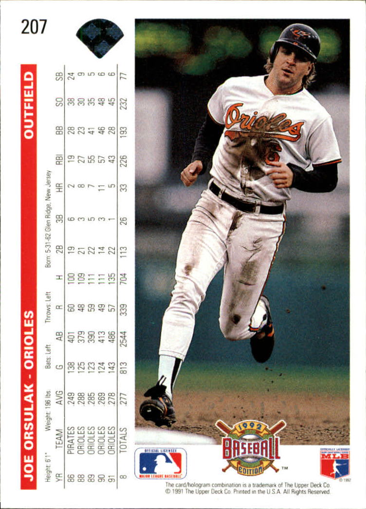 1992 Upper Deck Baseball Card Pick 1-250 - Picture 413 of 499