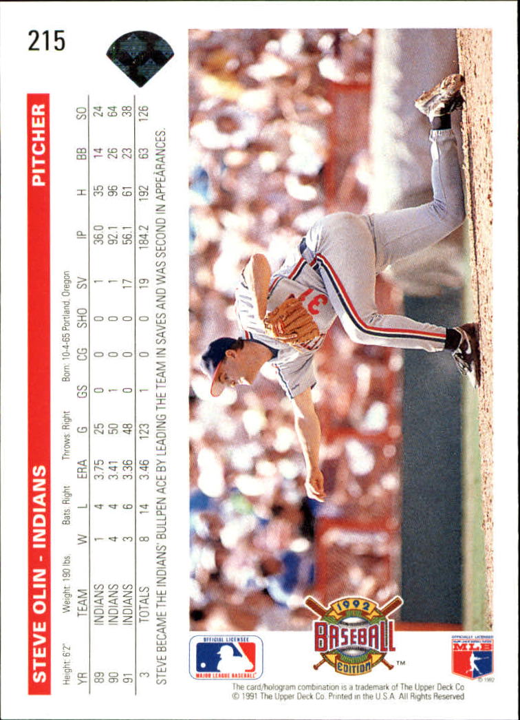 1992 Upper Deck Baseball Card Pick 1-250 - Picture 429 of 499