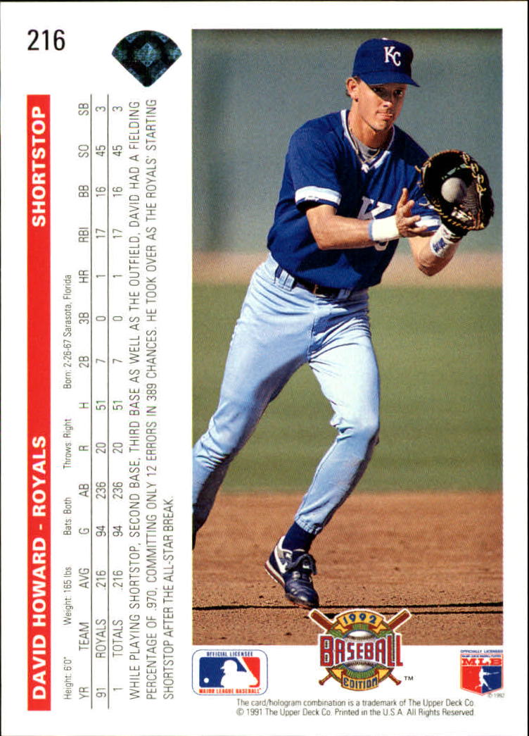 1992 Upper Deck Baseball Card Pick 1-250 - Picture 431 of 499