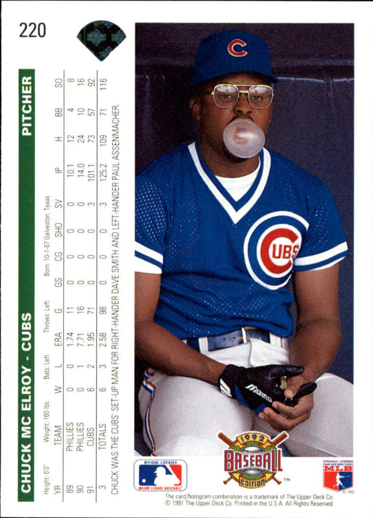 1992 Upper Deck Baseball Card Pick 1-250 - Picture 439 of 499