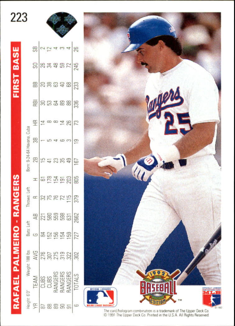 1992 Upper Deck Baseball Card Pick 1-250 - Picture 445 of 499