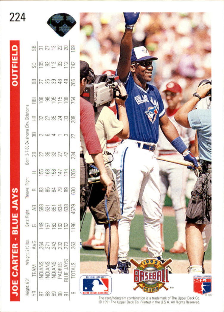 1992 Upper Deck Baseball Card Pick 1-250 - Picture 447 of 499