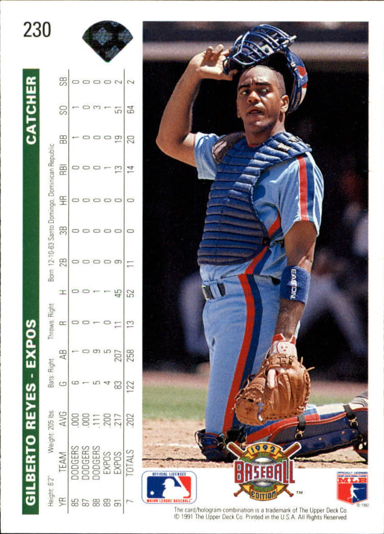 1992 Upper Deck Baseball Card Pick 1-250 - Picture 459 of 499