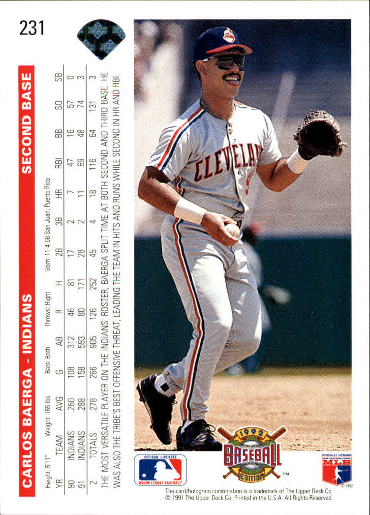 1992 Upper Deck Baseball Card Pick 1-250 - Picture 461 of 499