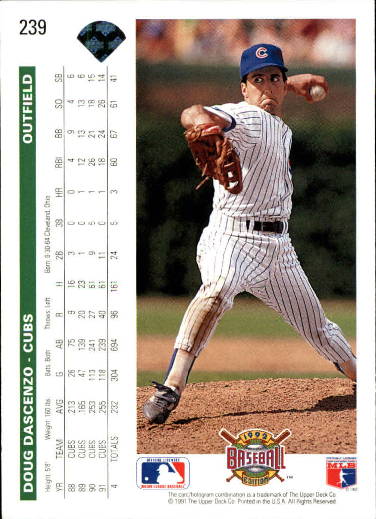 1992 Upper Deck Baseball Card Pick 1-250 - Picture 477 of 499