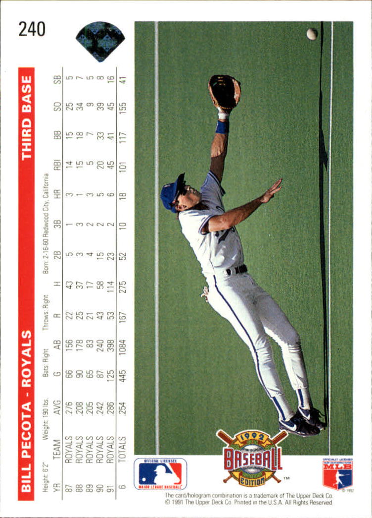 1992 Upper Deck Baseball Card Pick 1-250 - Picture 479 of 499