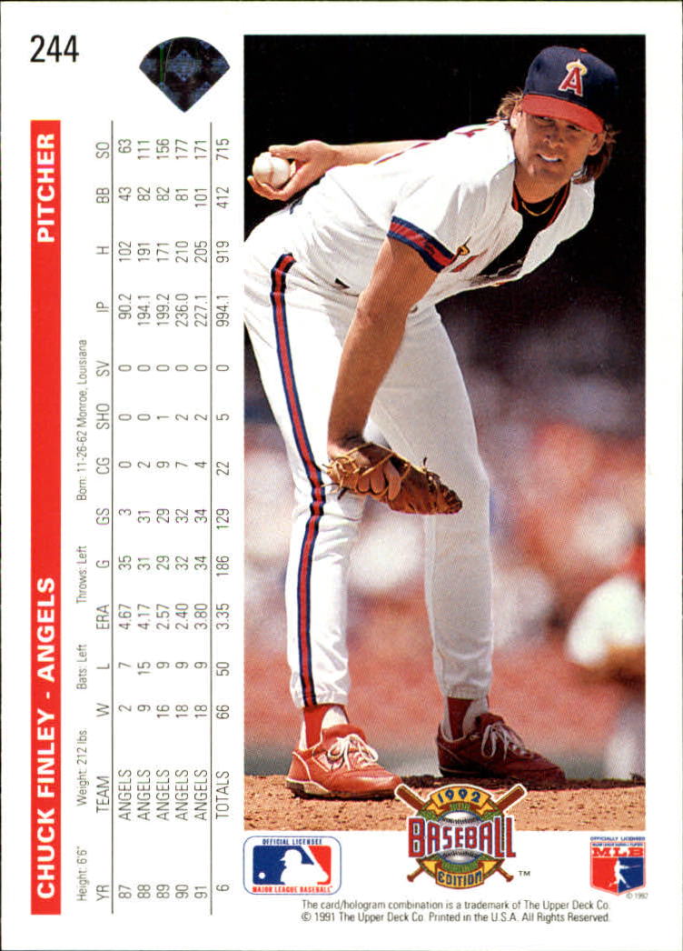 1992 Upper Deck Baseball Card Pick 1-250 - Picture 487 of 499