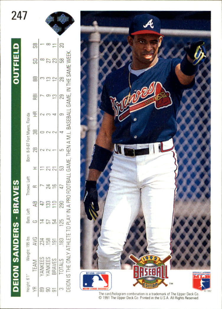1992 Upper Deck Baseball Card Pick 1-250 - Picture 493 of 499