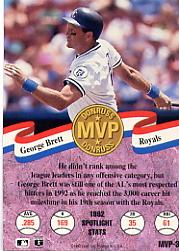 1993 Donruss Baseball "MVPs" Insert Cards - Picture 3 of 41