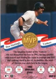 1993 Donruss Baseball "MVPs" Insert Cards - Picture 7 of 41