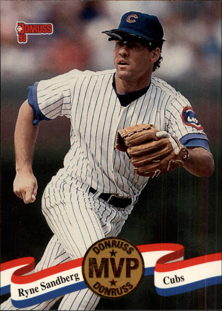 1993 Donruss Baseball "MVPs" Insert Cards - Picture 32 of 41