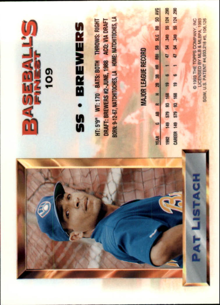 1993 Finest Baseball - Picture 47 of 98