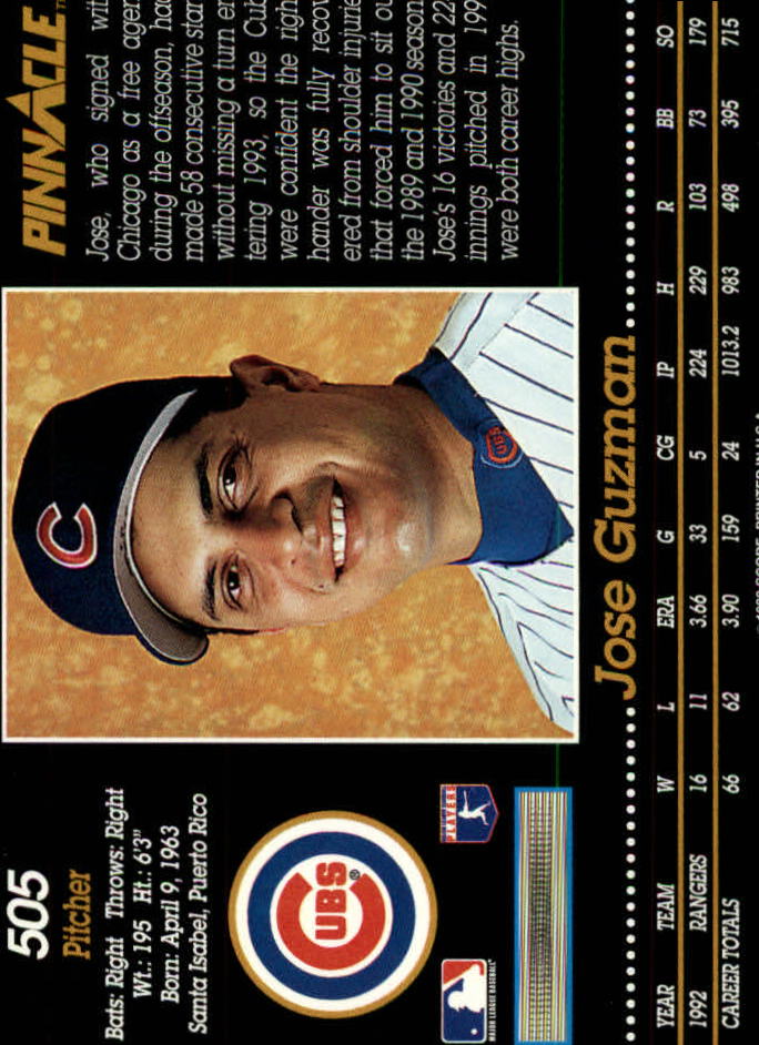 A0984- 1993 Pinnacle Baseball #s 501-620 +Inserts -You Pick- 15+ FREE US SHIP - Picture 11 of 268