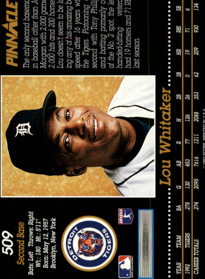 A0984- 1993 Pinnacle Baseball #s 501-620 +Inserts -You Pick- 15+ FREE US SHIP - Picture 19 of 268