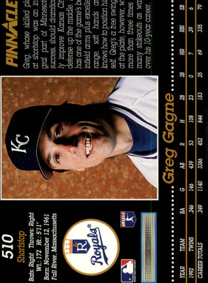 A0984- 1993 Pinnacle Baseball #s 501-620 +Inserts -You Pick- 15+ FREE US SHIP - Picture 21 of 268