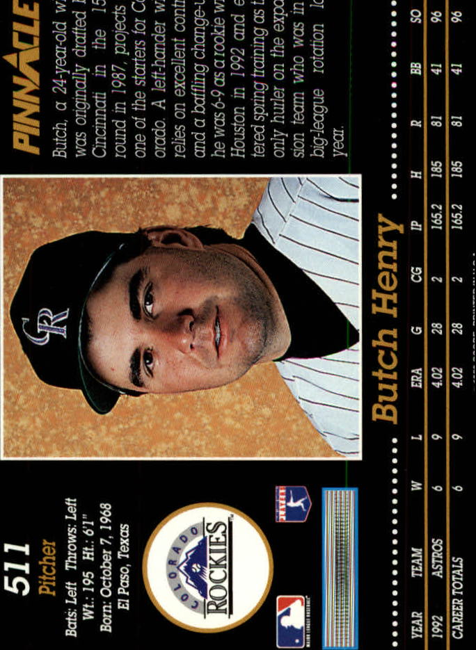 A0984- 1993 Pinnacle Baseball #s 501-620 +Inserts -You Pick- 15+ FREE US SHIP - Picture 23 of 268