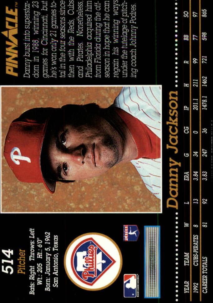 A0984- 1993 Pinnacle Baseball #s 501-620 +Inserts -You Pick- 15+ FREE US SHIP - Picture 29 of 268