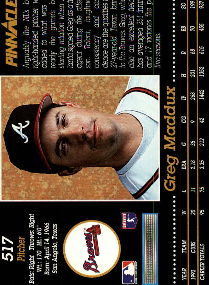 A0984- 1993 Pinnacle Baseball #s 501-620 +Inserts -You Pick- 15+ FREE US SHIP - Picture 35 of 268