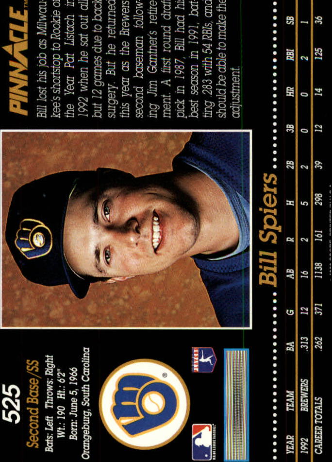 A0984- 1993 Pinnacle Baseball #s 501-620 +Inserts -You Pick- 15+ FREE US SHIP - Picture 51 of 268