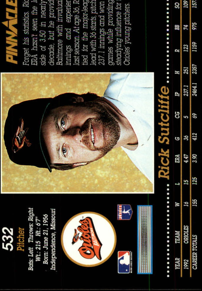A0984- 1993 Pinnacle Baseball #s 501-620 +Inserts -You Pick- 15+ FREE US SHIP - Picture 65 of 268